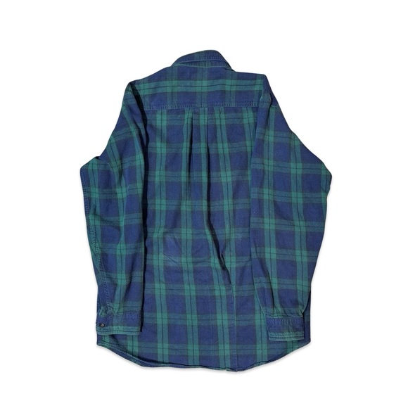 (M) Vintage L.L. Bean Men’s Flannel Button Down down - Picture 3 of 4